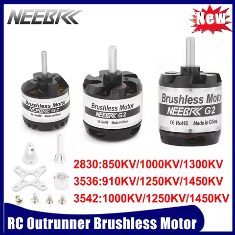 Newest NEEBRC 2830 3536 3542 Outrunner Brushless Motor for RC Plane Fixed-wing FPV Racing Drone Heli