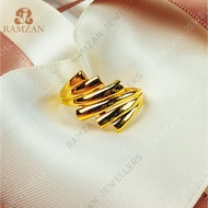 Cincin Italy Emas 916 Tulen