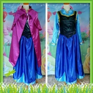 Anna Frozen Adult Costume/ Princess Anna Frozen Costume Set Robe/ Cosplay Princess Disney Anna Froze