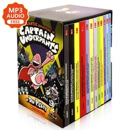 หนังสือเด็กภาษาอังกฤษ หนังสือการ์ตูน 12 หนังสือ The Gigantic Collection of Captain Underpants By Dav
