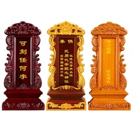 红木牌位实木祖宗家用寺庙祠堂祖先灵定制排位牌家庭灵牌Redwood tablet solid wood ancestor home temple ancestral temple ancestor