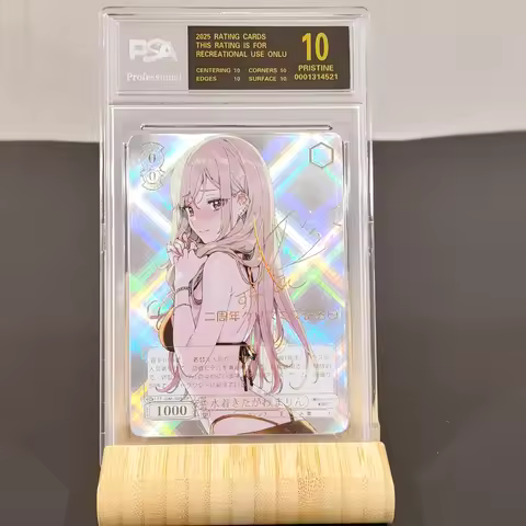 Weiss Schwarz Diy Kitagawa Marin Rem Self Control Collect Signature Trading Flash Card Anime Cartoon