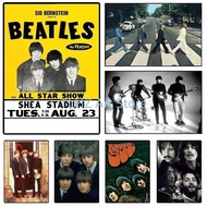 Vintage Famous Rock Band T-he-b-beatles Singer Posters and Print Canvas Printing Wall Art Picture