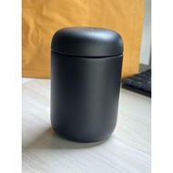 FELLOW-Carter Wide Mug 12 oz Tumbler Ceramic-Coated Water Glass Black Second Hand Good Condition