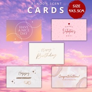 ** Minimum Order Of 50 Cards Can Be Mixed For The Shop Ai.aoon.scent. Greeting Card Happy Birthday C