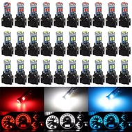 [hro] 10Pcs Super Bright T5 LED Bulbs 7 SMD Instrument Speedo Gauge Cluster 37 73 74 79 17 57 LED Li