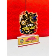 Plak Acrylic Pemain Terbaik Custom | Anugerah Pemain Terbaik Bola Sepak | Trofi Bola Sepak | Siap Pl