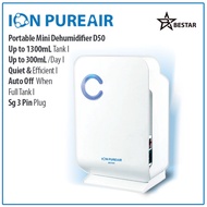 Dehumidifier ION PUREAIR D50 Air Purifier Mini Portable Dehumidifier 1300ml Tank, Up to 300ml/Day