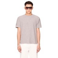 Color-matched neckline T-SHIRT - BEUTER RINGER T-SHIRT - GRAY