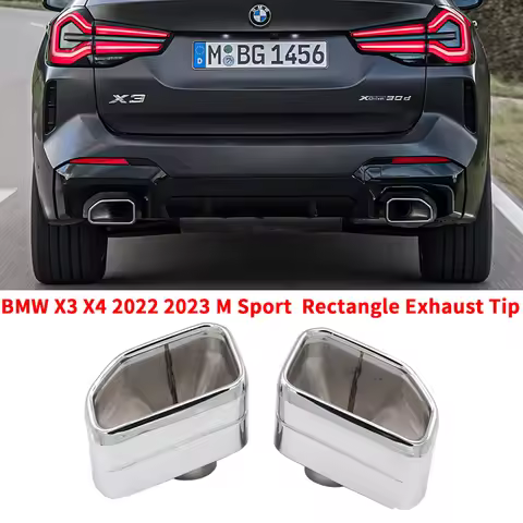 For BMW X3 X4 Exhaust Pipe 2022-2024 Model G01 G02 30i Muffler Tail Pipe Welded Exhaust System Nozzl