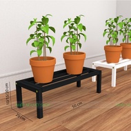 [20mm steel] Shelf Length 50cm, Width 20cm, Height (30-70)cm - Plant pot shelf - Assembled shelf