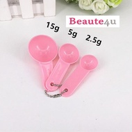 Ready Stock/2.5G 5G 15G Measuring Plastic Spoon Pink And White