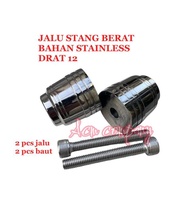 Jalu stang bandul ninja r ninja rr ninja 250 ninja 250 karbu drat 12 stenlis bandul stang stenlis KA