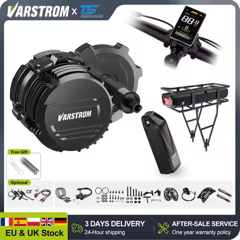 [NEW Version] Tongsheng 1000W 48V kit TSDZ16 Mid Drive Motor eBike Conversion Kits Electric Bicycle 