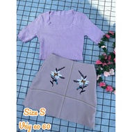 2hand// shirt + skirt set