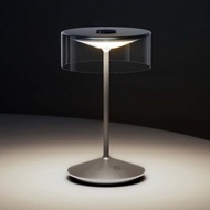 【禮物】義大利UBIQUA Crystal 時尚輕奢風USB充電式檯燈-星河銀