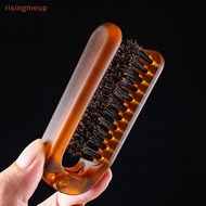 LEWEDO Folding Bristle Hair Comb Portable Travel Straight Hair Comb Curly Hair Comb