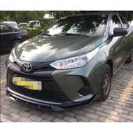 ♞,♘,♙Toyota Vios 2019 to 2023 Models Front Bumper Chin Diffuser Bodykits