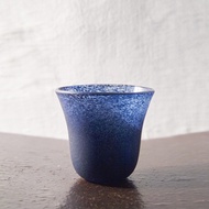 3,co｜手工彩色玻璃杯(小) - 藍