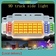 1pcs 12V /24V LED Truck Bus Boat Rv Side Marker Light Indicator Lamp truck side light