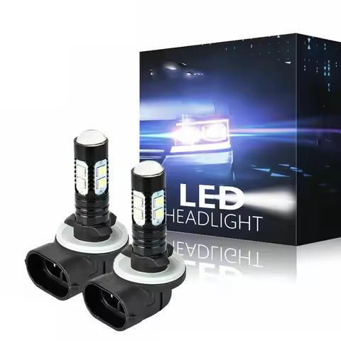 New H27W/2 881 Led Bulbs Fog Lights For Cars Led Fog Driving Lamp High Lights Car Light Sourse 6000K