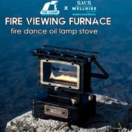 Wellhike SWS Fire Viewing Furnace Fire Dance View Oil Lamp Stove Outdoor Camping Florence Light Fire