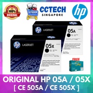 ORIGINAL HP 05A / HP 05X Black Toner Cartridge [CE505A / CE505X] - SG Ready Stocks