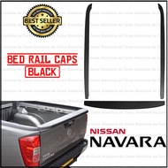 Nissan Navara 2019-2022 Bed Rail Caps / Rail Guard (Black)