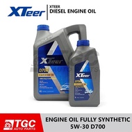 XTEER Diesel Fully Synthetic Engine Oil D700 5W-30 / 5W30 2 Options 6L 1Pc