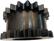 7JE Coupling Sleeve Elastomer Fits S-Flex Sure Flex Gear Sleeve Solid Design, 4.34" OD, 2.19" Elasto