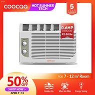 ☸☾♀Window Type Aircon for Small Room [Coocaa AW06N-1] Air Purify 0.6hp mechanical R32 Top Discharge