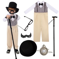 Children's Holy Funny Costume Costume Performance Costume Grandpa cos School Uniform Hundred Days 10