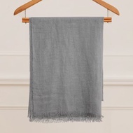 CASHMERE 精薄超高支紗喀什米爾披肩 | MID GREY |