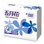 五月花 高吸力柔韌擦手紙100抽x20包-精巧版