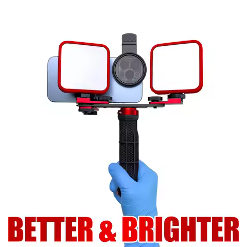 HERA MK-016 LED Photography Light for Phones Professional Photo Video Lighting Smartphone Stand for 