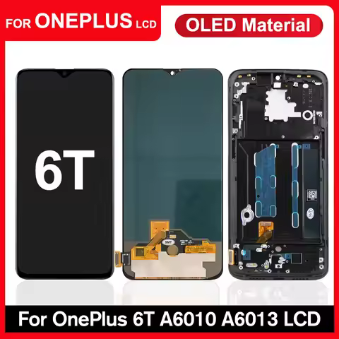 6.41" Screen For OnePlus 6T LCD Display Touch Screen Digitizer Assembly Replacement For OnePlus 6T A