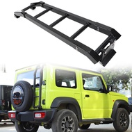Suzuki Jimny ladder 2019-2024 Car ladder tailgate ladder Aluminum alloy Black
