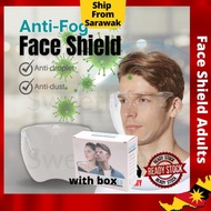 [Sarawak Face Shield Face Shield Adult Pelindung Muka Face Shield Face Shield Glasses Face Shield Anti Fog 防护面罩 With Box