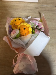 手工編織向日葵花束