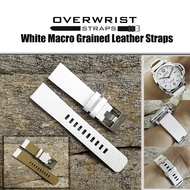 สายนาฬิกาแบบหนังรุ่น Macro Grained Leather Straps