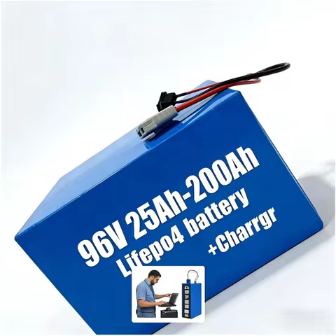 96V LiFePO4 Battery Pack 30Ah-100Ah | Up to 5000W High Power Output | Built-in BMS Protection & Incl