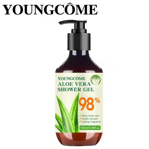 YOUNGCOME Aloe Vera Moisturizing Shower Gel Deep Cleans Pores Improves The Texture of Skin Moisturiz