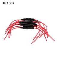 [JISADER] 10 Pack Inline Fuse Holder ATC/ATO Add-a-circuit Car Fuse TAP Adapter Waterproof