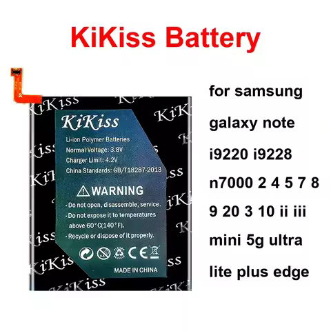 For Samsung Galaxy Note I9220 I9228 N7000 2 4 5 7 8 9 20 3 10 II Iii Mini 5G Ultra Lite EB-BN965ABU 