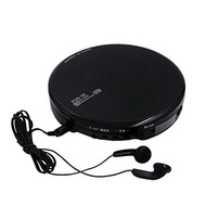 WINTECH Equipped Portable CD Player Black Earphone attached to batteries compatible PCD-32