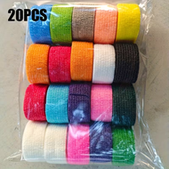 2.5cm 1inch Self-Adhesive Bandage Wrap Vet Wrap for Pets Joint Support of Tattoo Grip Ankle Knee W