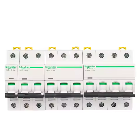 Schneider Electric Acti9 iC65N 1P MCB Miniature Circuit Breaker C 1A 2A 4A 6A 10A 16A 20A 25A 32A 40