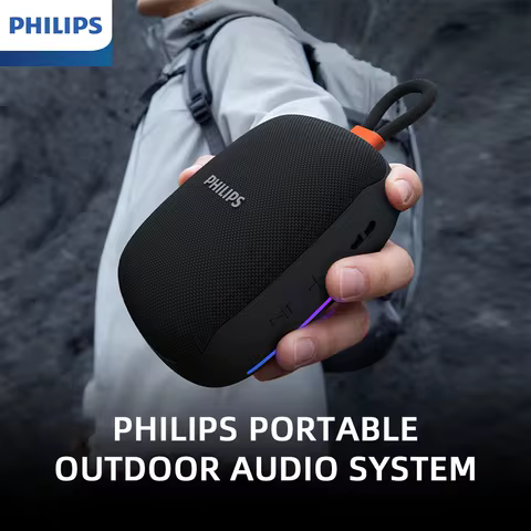 Philips TAS1150/TAS1160 Portable Bluetooth Speaker With 2000mAh Battery Life IPX7 Waterproof Built-i