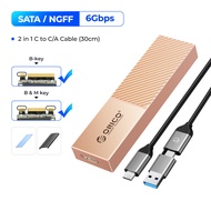 ORICO USB4 NVMe SSD Enclosure 40Gbps PCIe3.0x4อลูมิเนียม M.2 SSD Case ใช้งานร่วมกับ Thunderbolt 3 4 