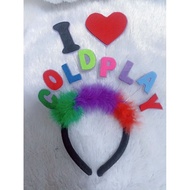 Coldplay concert headbands coldplay accessories